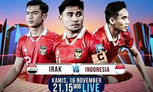 Live Bola Hari Ini Indonesia Vs Irak